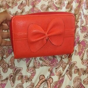Peach Orange G wallet